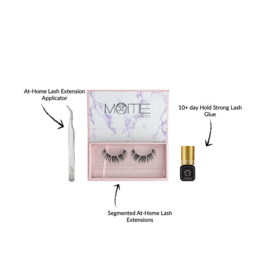 10 day lash extensions at home from moitie